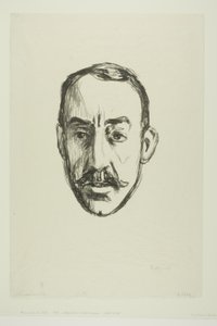 Henry van de Velde autorstwa Edvard Munch