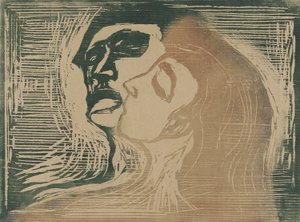 Twarzą w twarz autorstwa Edvard Munch
