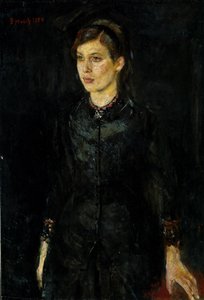 Inger Munch w czerni autorstwa Edvard Munch