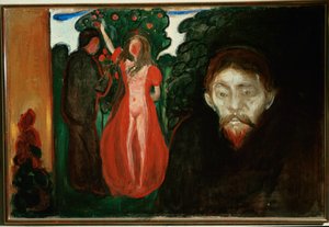 Zazdrość (obraz na płótnie) autorstwa Edvard Munch