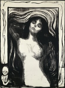 Madonna autorstwa Edvard Munch