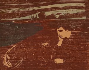 Melancholia III. 1902 autorstwa Edvard Munch
