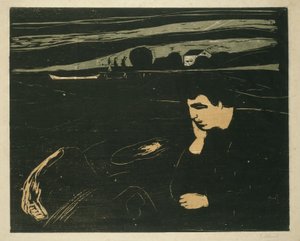 Melancholy III, 1902 autorstwa Edvard Munch