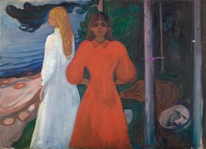 Czerwony i biały autorstwa Edvard Munch