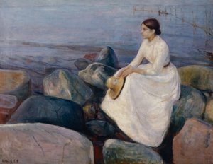 Letnia noc autorstwa Edvard Munch
