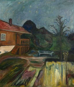 Letnia noc w Åsgårdstrand autorstwa Edvard Munch