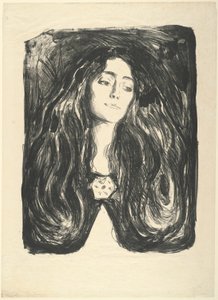 Broszka. Ewa Mudocco autorstwa Edvard Munch