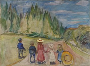 Bajkowy Las autorstwa Edvard Munch