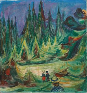 Bajkowy Las autorstwa Edvard Munch
