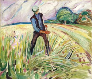 Sianokosarz autorstwa Edvard Munch