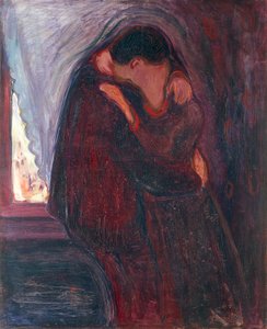 Pocałunek autorstwa Edvard Munch