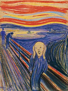 Krzyk, 1895 autorstwa Edvard Munch