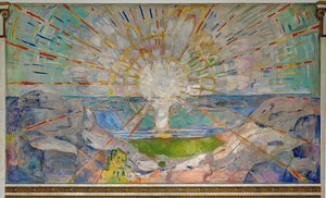 Słońce (fresk) autorstwa Edvard Munch