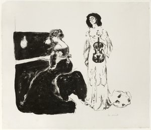 Koncert skrzypcowy autorstwa Edvard Munch