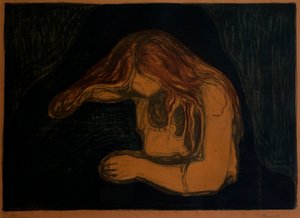 Wampir (Wampir II) autorstwa Edvard Munch