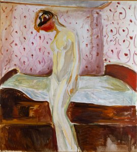 Młoda dziewczyna płacze autorstwa Edvard Munch