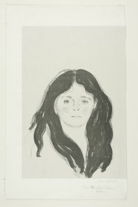 Młoda kobieta z Dzielnicy Łacińskiej autorstwa Edvard Munch