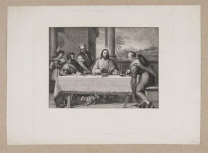 Chrystus i Emaus autorstwa Edvard Sonne