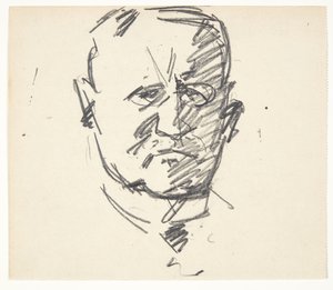 Studium do portretu profesora med. Carl Lorentzen (1860-1932) autorstwa Edvard Weie