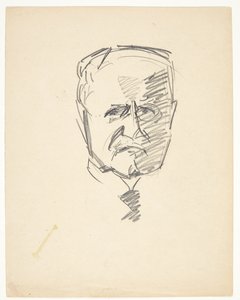Studium do portretu dr.med. Carl Lorentzen (1860-1932)