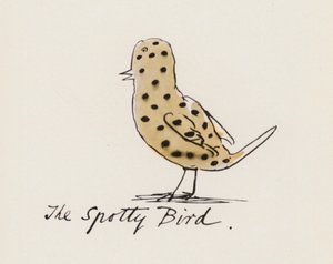 Edward Lear, Księga ptaków: Ptaszek (kolor lito)