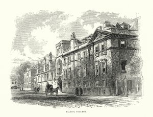 Balliol College (grawerunek) autorstwa Edward (after) Whymper
