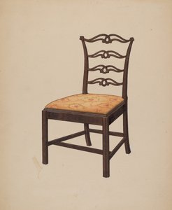 Krzesło Chippendale autorstwa Edward A. Darby