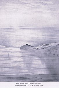 Hut Point ze Wzgórza Obserwacyjnego autorstwa Edward Adrian Wilson