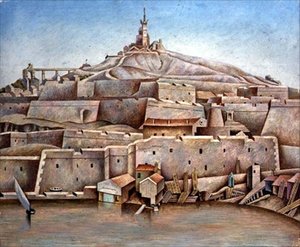 Marsylia, c.1926 (tempera na panelu)