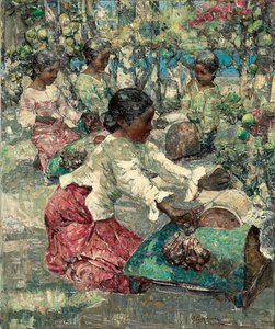 Koronki birmańskie autorstwa Edward Atkinson Hornel