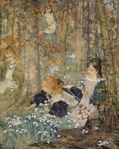 Nadejście wiosny autorstwa Edward Atkinson Hornel
