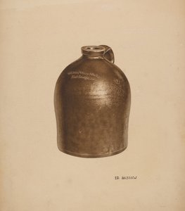 Ceramiczny dzbanek na mleko autorstwa Edward Bashaw