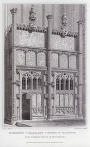 Pomnik Margaret Hrabiny Salisbury, w Kolegiacie Christchurch (rycina)