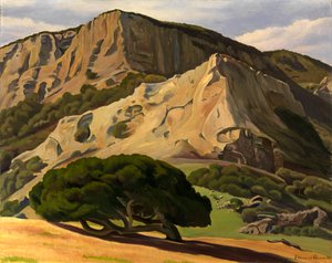 Oaks and Rocks — San Luis Obispo, 1930.