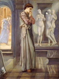 Pigmalion i obraz — pragnienia serca autorstwa Edward Burne Jones