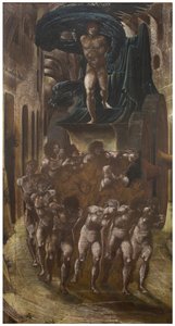 Samochód miłości, czyli wędrówka miłości autorstwa Edward Burne-Jones