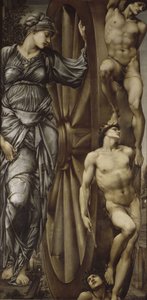 Koło fortuny autorstwa Edward Burne-Jones