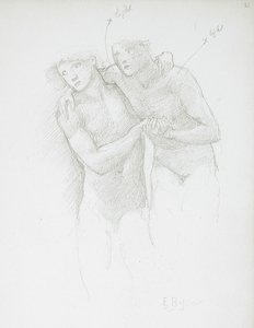 Dwa akty autorstwa Edward Burne-Jones