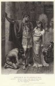 Antoniusz i Kleopatra, Antoniusz i Kleopatra, akt III, scena IX autorstwa Edward Burne Jones
