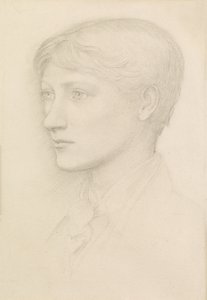 Philipa Burne-Jonesa, ca. 1875 (ołówek) autorstwa Edward Burne Jones