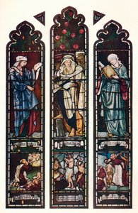 Okno Sybilli, kaplica Jesus College, Cambridge, c1872 autorstwa Edward Burne Jones