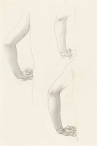 Studia ręki i dłoni autorstwa Edward Burne Jones