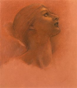 Studiuj dla „Nadziei” autorstwa Edward Burne Jones