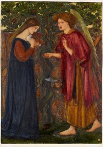 Zwiastowanie autorstwa Edward Burne Jones