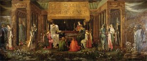 Ostatni sen Artura w Avalonie autorstwa Edward Burne Jones