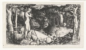 wiejskie życie Idealne życie duszpasterskie autorstwa Edward Calvert