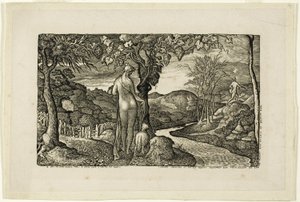 Panna młoda autorstwa Edward Calvert