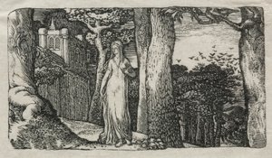 Dama i gawrony, 1829. autorstwa Edward Calvert