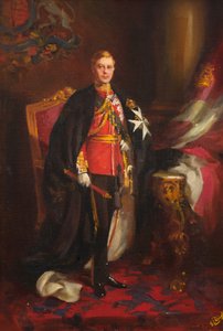 JKW Król Edward VIII, c.1936 (olej na pokładzie) autorstwa Edward Caruana Dingli