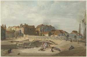 Umywalka Bathurst (ołówek i akwarela na papierze) autorstwa Edward Cashin